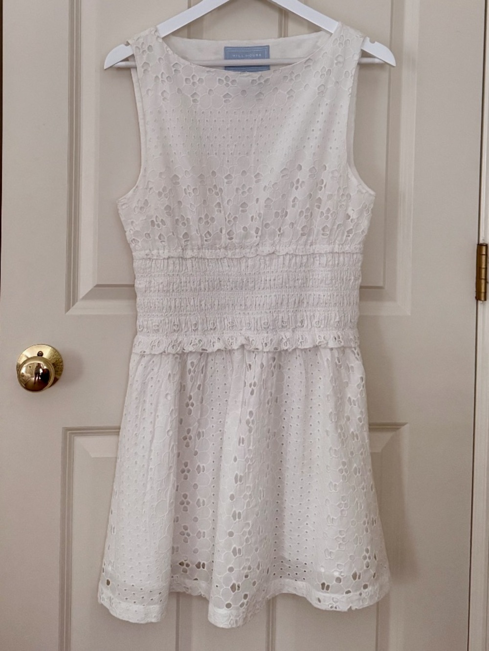 Hill House White Eyelet Nap Dress - Picture 4 of 4